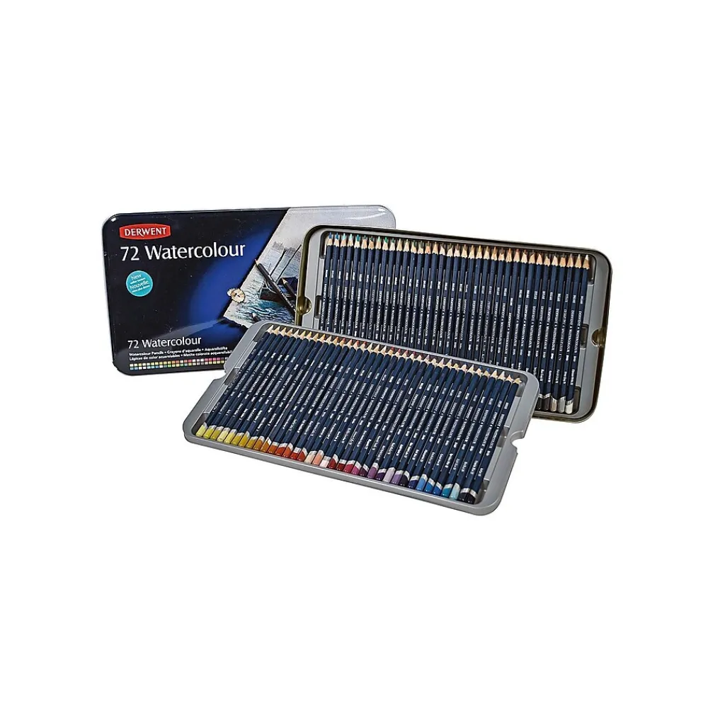Pens|Derwent Watercolor Pencil Sets In Tins Set Of 72 (32889)