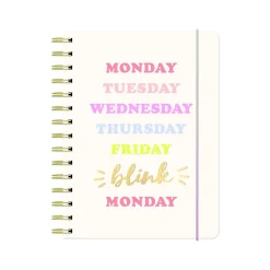 Journals|DesignWorks Ink Blink Journal, 6" x 8", Narrow Ruled, Multicolor, (TW68T-100ST)