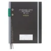 Journals|DesignWorks Ink Standard Issue #3 Planner, 6.75" x 8.5", Black (JBE86-2008)