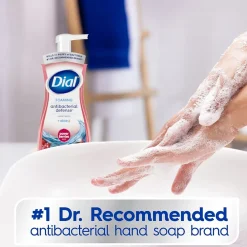 Antibacterial Foaming Hand Soap, Power Berries Scent, 8/Carton (017000347271)<Dial Outlet