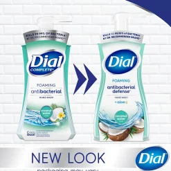 Antibacterial Foaming Hand Soap, Coconut Water Scent, 8/Carton (017000347158)<Dial New