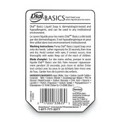 Professional Basics MP Free Liquid Hand Soap Refill for Versa Dispenser, 15 oz Refill Bottle, 6/Carton (DIA33827)<Dial Best