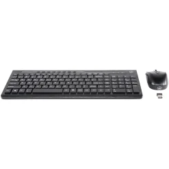 Outlet Digital Innovations 4270100 USB Wireless Keyboard and Optical EasyGlide Mouse, Black
