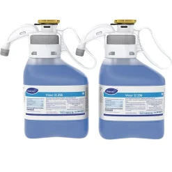 Diversey II 256 Disinfectant Cleaner and Deodorant, SmartDose Bottle, Mint, 2/Carton (5019317)<Virex Clearance