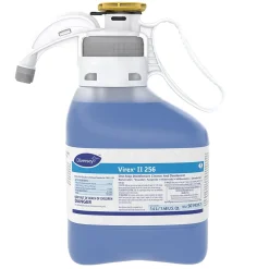 Diversey II 256 Disinfectant Cleaner and Deodorant, SmartDose Bottle, Mint, 2/Carton (5019317)<Virex Clearance