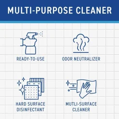 Virex II 256 One-Step Disinfectant Cleaner and Deodorant, 32 oz., 6/Carton (04331.)<Diversey Clearance