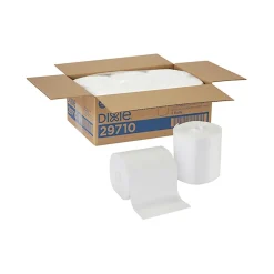 Food Service Wipers, 12" x 8.1", White, 135 Sheets/Roll, 6/Carton (29710)<Dixie Discount