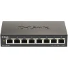 New D-Link DGS-1100 Series 8-Port Gigabit Ethernet Smart Switch, Black (DGS-1100-08V2)