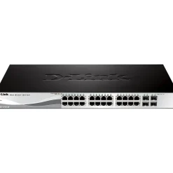 Outlet D-Link 28-Port Gigabit Ethernet Managed Switch, 10/100/1000 Mbps (DGS-1210-28)