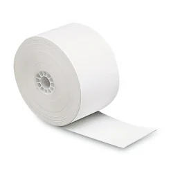 Pos Paper*Universal DN PUSH Single-Ply Thermal Paper Rolls, 1-3/4" x 230 ft, White, 10/Pack
