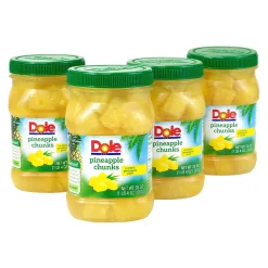 Dole Chunks Pineapple, 20 oz., 4/Pack (900-00165)