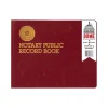 Accounting & Record Journals*Dome Notary Public Record Book, Red (880)