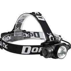 Dorcy 1,000-Lumen Pro Water-Resistant LED Rechargeable Headlamp, Black (41-2121)