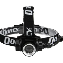 Dorcy 1,000-Lumen Pro Water-Resistant LED Rechargeable Headlamp, Black (41-2121)