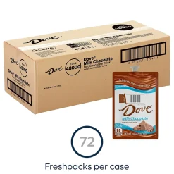 Dove Silky Smooth Milk Chocolate Hot Cocoa, Flavia Freshpack, 72/Carton (MDRA117)