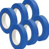 Clearance DSS Distributing 1" x 55 Yds, Premium Grade Masking Tape, Blue, 6 Rolls/Bundle (DSS46163-6)