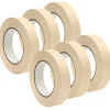 New DSS Distributing 1" x 55 Yds, Premium Grade Masking Tape, White,6 Rolls/Bundle (DSS46161-6)