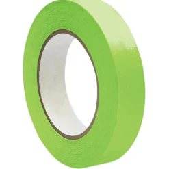 Clearance DSS Distributing 1" x 55 Yds, Premium Grade Masking Tape, Light Green, 6 Rolls/Bundle (DSS46166-6)
