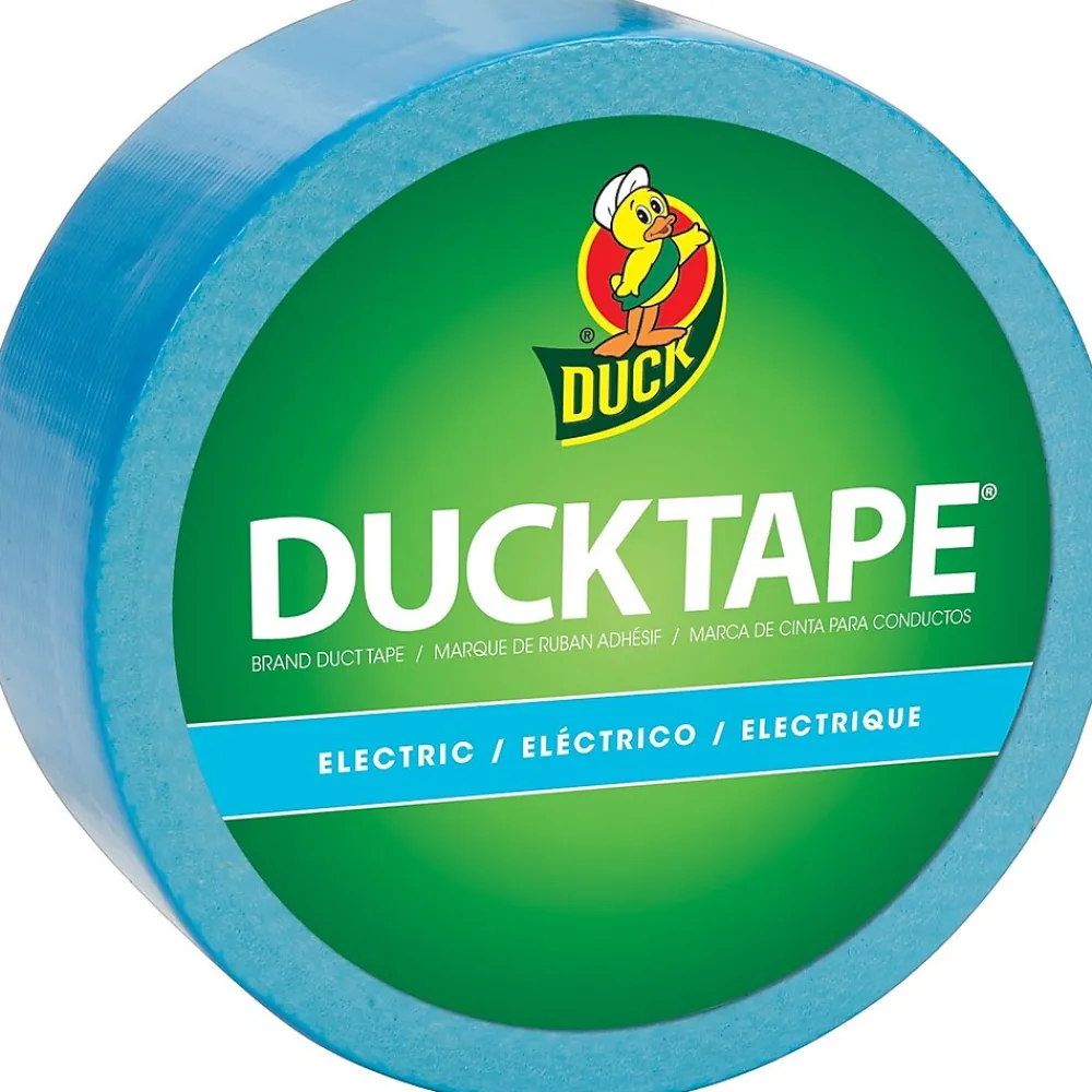 Discount Duck Tape® Brand Colored Duct Tape, Electric Blue