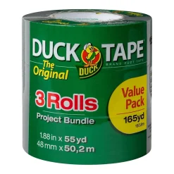 Online Duck Tape The Original Duct Tape, 1.88" x 55 yds., Silver, 3 Pack (241640)
