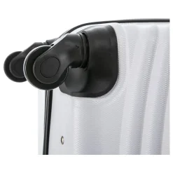 Adly 3-Piece Hardside Spinner Luggage Set, (DKADLSML-WHI)<DUKAP