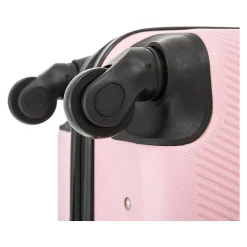 Discovery 3-Piece Hardside Spinner Luggage Set, Pink (DKDISSML-PNK)<DUKAP Hot