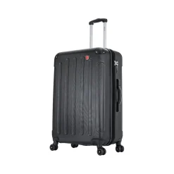 Intely 28" Hardside Suitcase, 4-Wheeled Spinner, TSA Checkpoint Friendly, Black (DKINT00M-BLK)<DUKAP