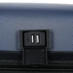 Intely 2-Piece Hardside Spinner Luggage Set, TSA Checkpoint Friendly, (DKINT0SM-BLU)<DUKAP Best