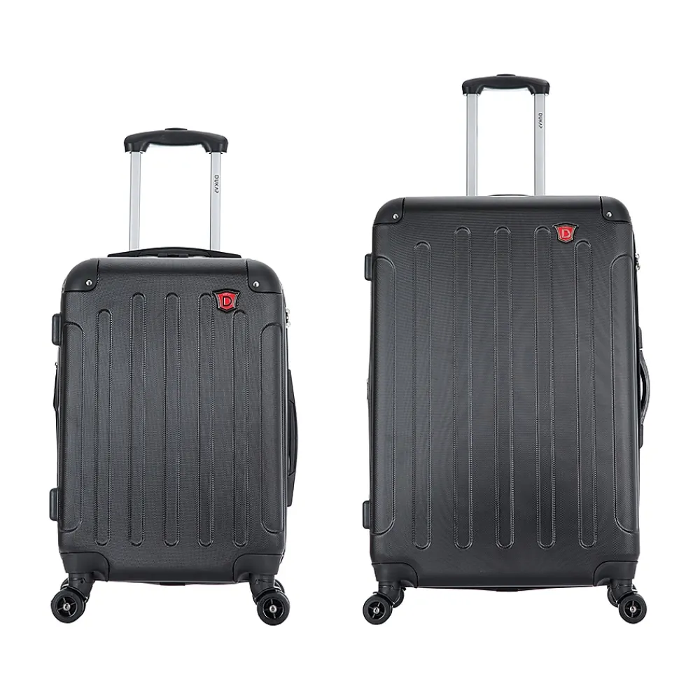 Intely 2-Piece Hardside Spinner Luggage Set, TSA Checkpoint Friendly, (DKINT0SM-BLK)<DUKAP Outlet