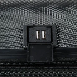 Intely 2-Piece Hardside Spinner Luggage Set, TSA Checkpoint Friendly, (DKINT0SM-BLK)<DUKAP Outlet