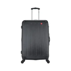 Intely 3-Piece Hardside Spinner Luggage Set, TSA Checkpoint Friendly, Black (DKINTSML-BLK)<DUKAP New