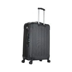 Intely 3-Piece Hardside Spinner Luggage Set, TSA Checkpoint Friendly, Black (DKINTSML-BLK)<DUKAP New