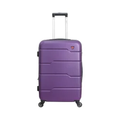 Rodez 20" Hardside Carry-On Suitcase, 4-Wheeled Spinner, TSA Checkpoint Friendly, (DKROD00S-PUR)<DUKAP Best