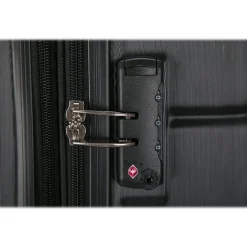 Rodez 3-Piece Hardside Spinner Luggage Set, TSA Checkpoint Friendly, (DKRODSML-BLK)<DUKAP Discount