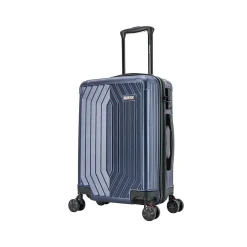 Stratos 20" Hardside Carry-On Suitcase, 4-Wheeled Spinner, TSA Checkpoint Friendly, Blue (DKSTR00S-BLU)<DUKAP Best