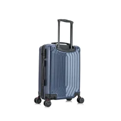 Stratos 20" Hardside Carry-On Suitcase, 4-Wheeled Spinner, TSA Checkpoint Friendly, Blue (DKSTR00S-BLU)<DUKAP Best