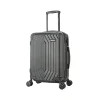 Stratos 20" Hardside Carry-On Suitcase, 4-Wheeled Spinner, TSA Checkpoint Friendly, Black (DKSTR00S-BLK)<DUKAP Clearance