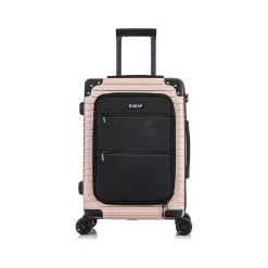 Tour 20" Hardside Carry-On Suitcase, 4-Wheeled Spinner, TSA Checkpoint Friendly, (DKTOU00S-CHA)<DUKAP Best