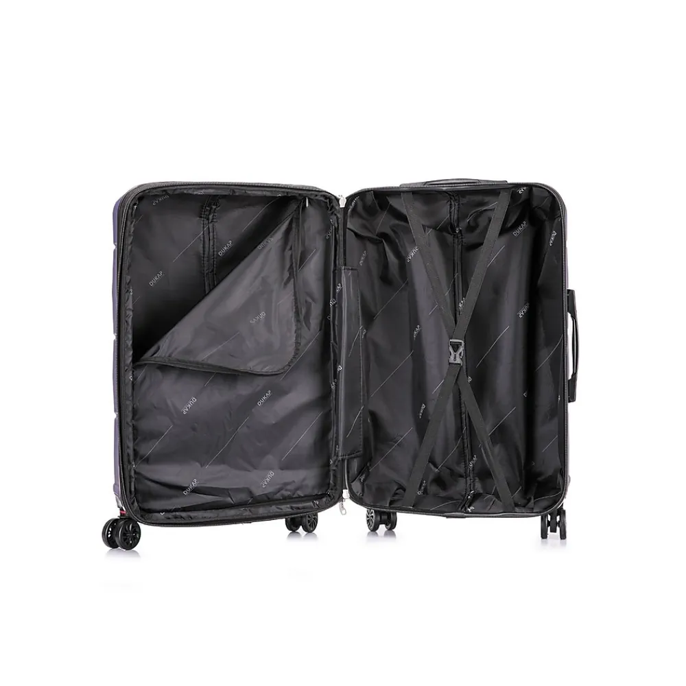 Zonix 20" Hardside Carry-On Suitcase, 4-Wheeled Spinner, Blue (DKZON00S-BLU)<DUKAP Online