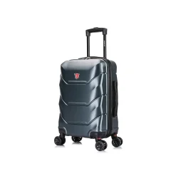 Zonix 20" Hardside Carry-On Suitcase, 4-Wheeled Spinner, Green (DKZON00S-GRE)<DUKAP Sale