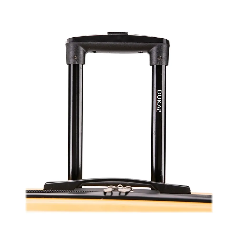 Zonix 20" Hardside Carry-On Suitcase, 4-Wheeled Spinner, Mustard (DKZON00S-MUS)<DUKAP Outlet