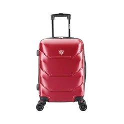 Zonix 20" Hardside Carry-On Suitcase, 4-Wheeled Spinner, Wine (DKZON00S-WIN)<DUKAP New