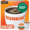 Dunkin' Decaf Coffee Keurig® K-Cup® Pods, Medium Roast, 88/Carton (400846)