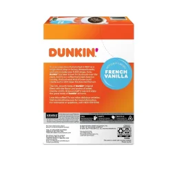 Dunkin' French Vanilla Coffee Keurig® K-Cup® Pods, Medium Roast, 22/Box (5000363272)