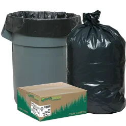 33 Gal. Trash Bags, Black, 80/Carton (RNW1TL80V-432283)<Earthsense Outlet