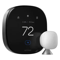 ecobee Premium Smart Programmable Touch-Screen Thermostat, Smart Sensor Included (EB-STATE6-01)
