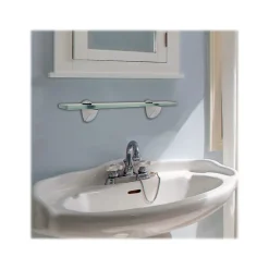 Shelving*Eden Grove Glass Mounted Wall Shelf, 18