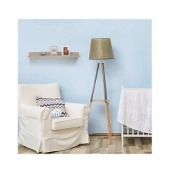 Shelving*Eden Grove Mixed Materials Mounted Wall Shelf, 35.4