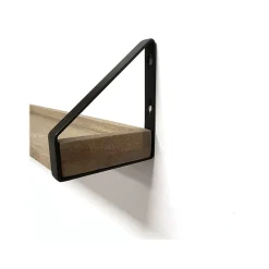 Shelving*Eden Grove Shelving Wood Mounted Ledge, 36", Driftwood (9602092E)