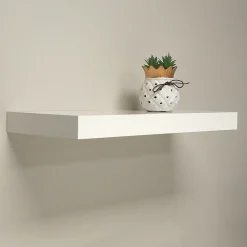 Shelving*Eden Grove Slim Single Wall Shelf, 48"W, White (9084670)